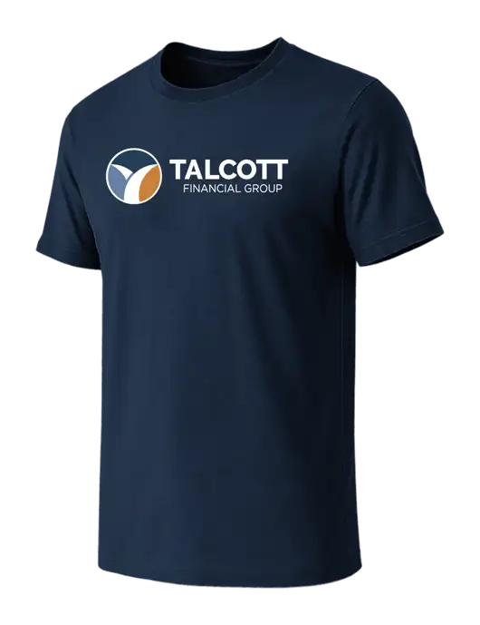 BELLA+CANVAS Navy CVC Short Sleeve Tee w/Talcott Logo