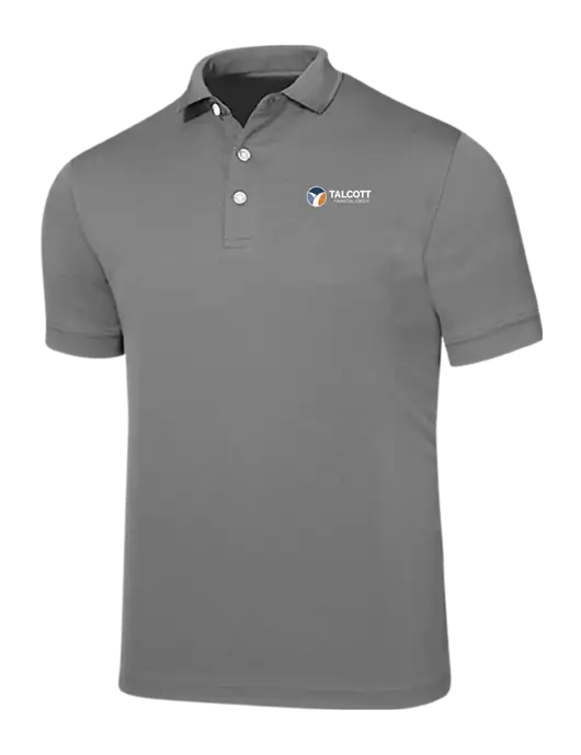 Callaway Ottoman Medium Grey Polo w/Talcott Logo