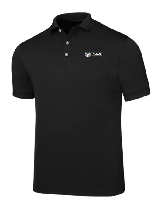 Callaway Ottoman Black Polo w/Talcott Logo