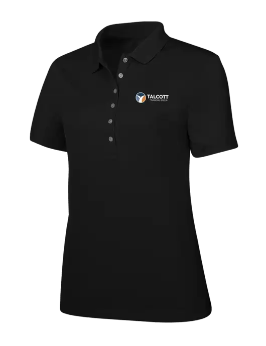 Callaway Womens Ottoman Black Polo w/Talcott Logo