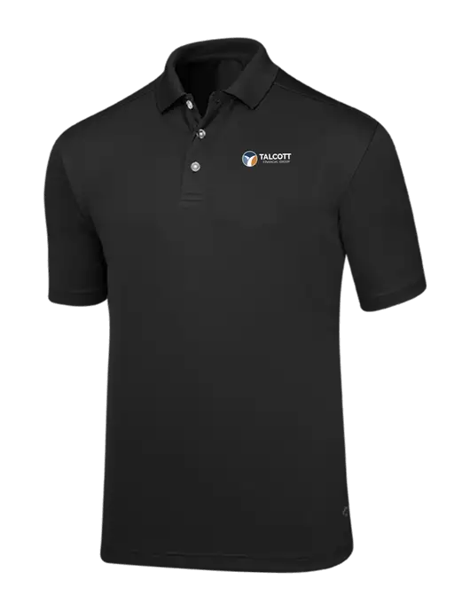 Callaway Core Black Performance Polo w/Talcott Logo