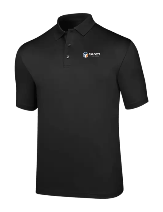 Callaway Opti-Dri Black Chev Polo w/Talcott Logo