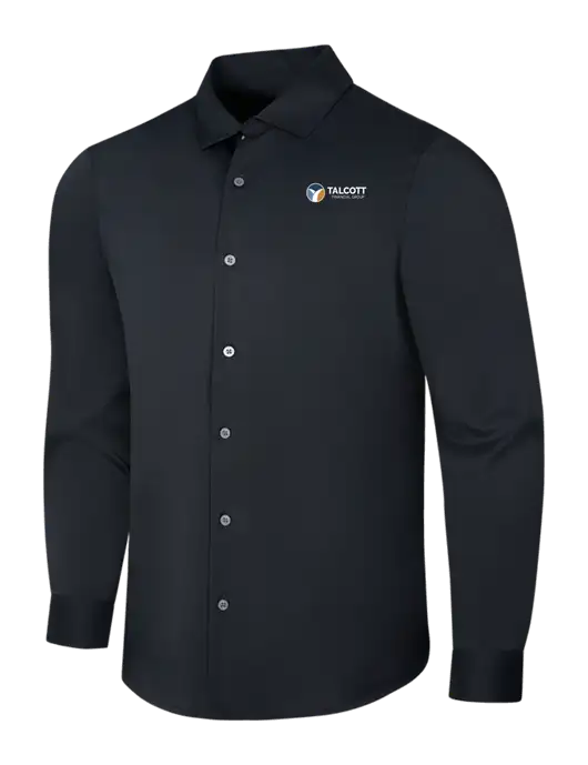 Black City Stretch Shirt w/Talcott Logo