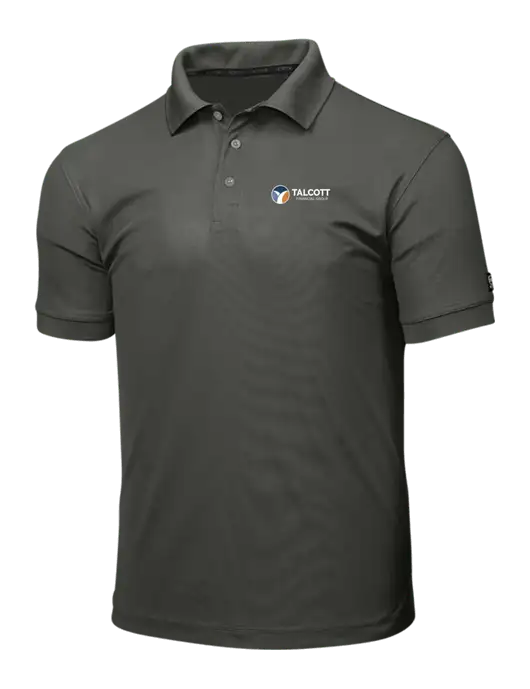OGIO Medium Grey Caliber 2.0 Polo w/Talcott Logo