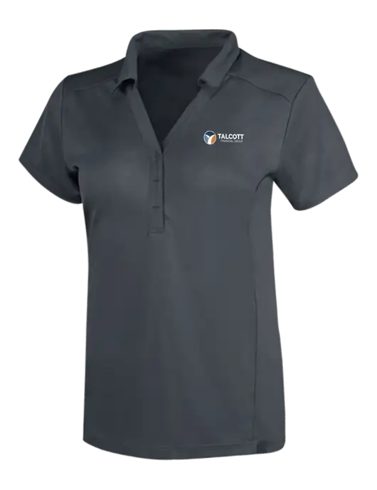OGIO Dark Grey Womens Framework Polo w/Talcott Logo