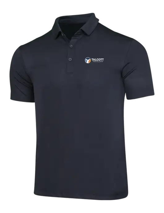Black Posi-UV Pro Polo w/Talcott Logo