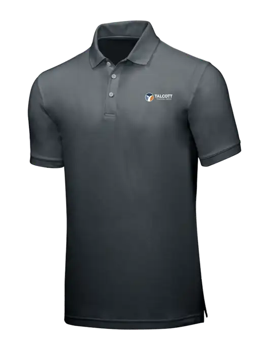 Dark Grey Core Classic Pique w/Talcott Logo