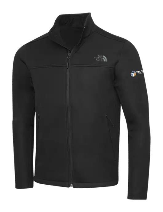 North Face Black Ridgewall Soft Shell Jacket w/Talcott Logo