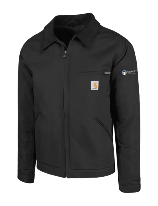 Carhartt Black Duck Detroit Jacket w/Talcott Logo