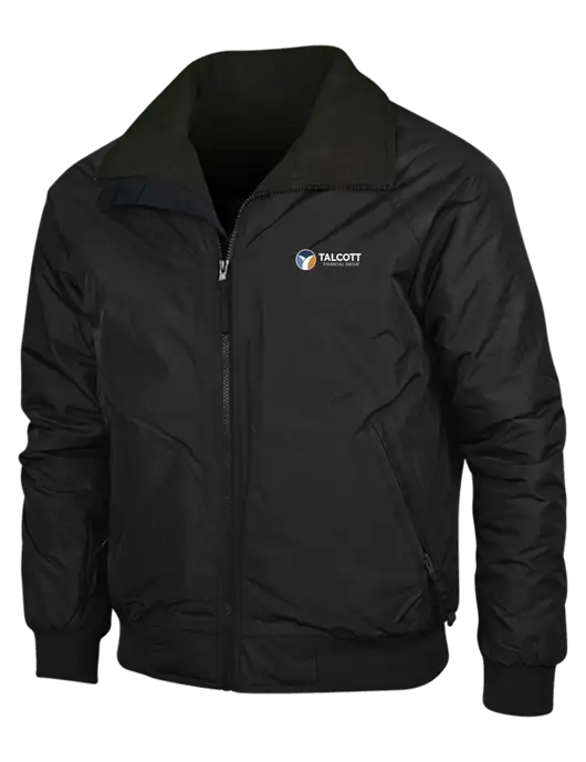 True Black/True Black Classic Challenger Jacket w/Talcott Logo