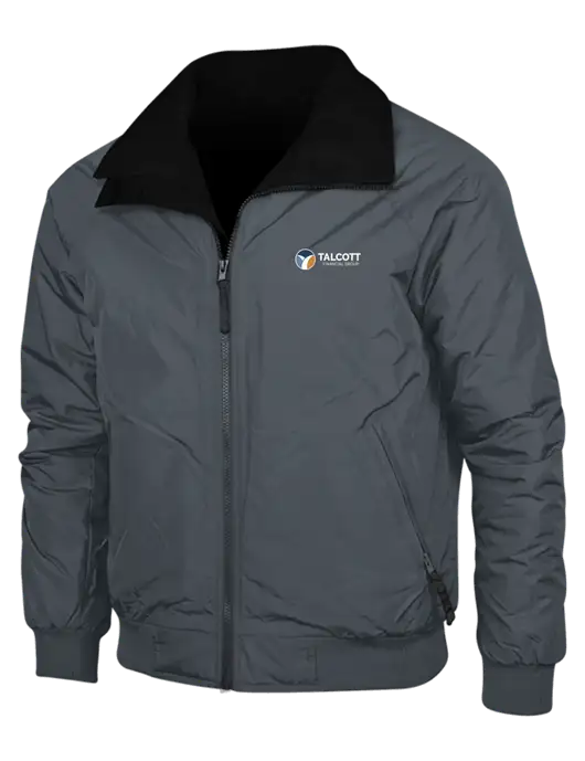 Dark Grey/Black Classic Challenger Jacket w/Talcott Logo