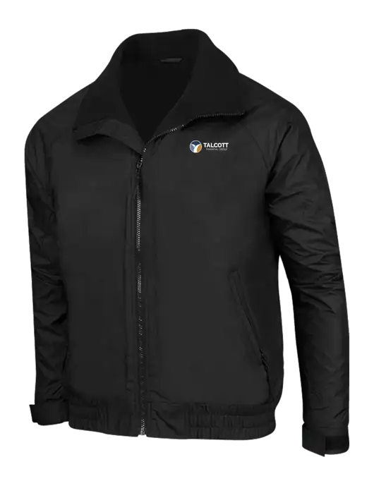 True Black/True Black Classic Competitor Jacket w/Talcott Logo
