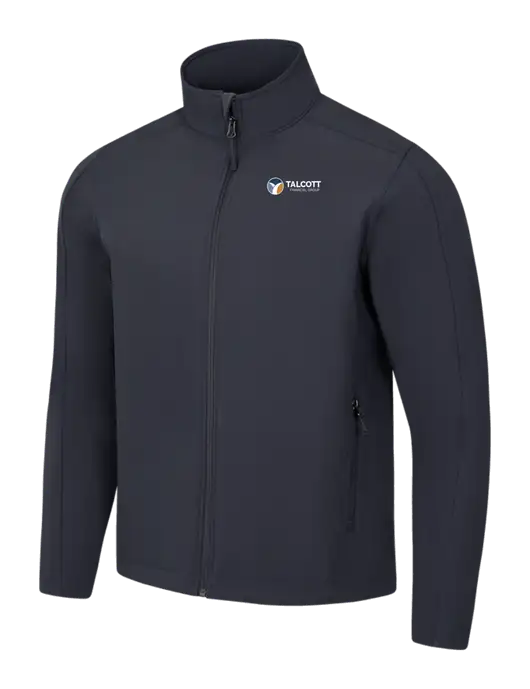 Charcoal Grey Core Soft Shell Jacket w/Talcott Logo