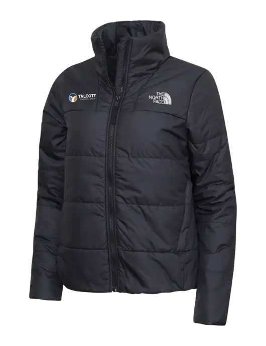 North Face Womens Black Everyday Insulated Jacket w/Talcott Logo