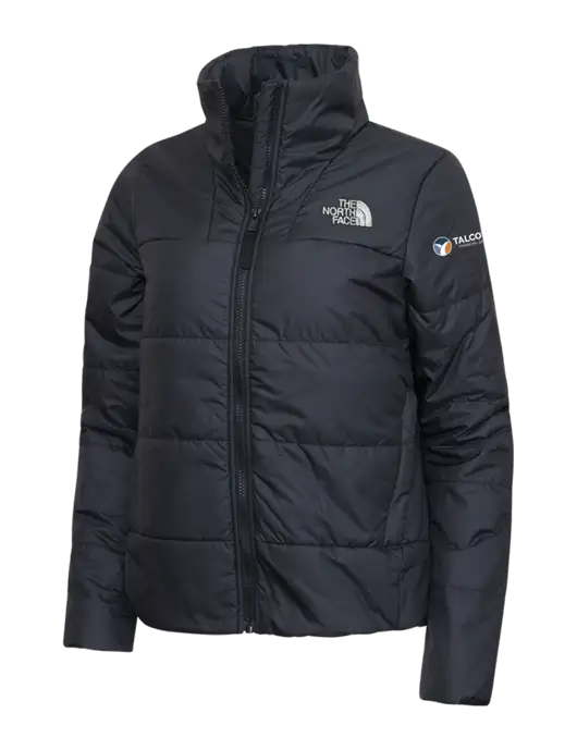 North Face Womens Black Everyday Insulated Jacket w/Talcott Logo