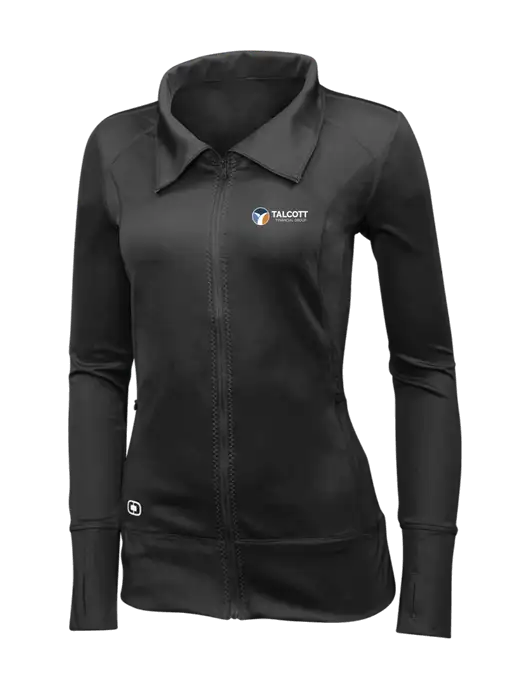 OGIO Blacktop Womens Endurance Fulcrum Full-Zip w/Talcott Logo