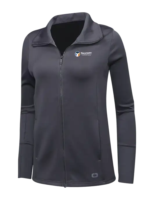 OGIO Dark Grey Womens Endurance Modern Performance Full-Zip w/Talcott Logo