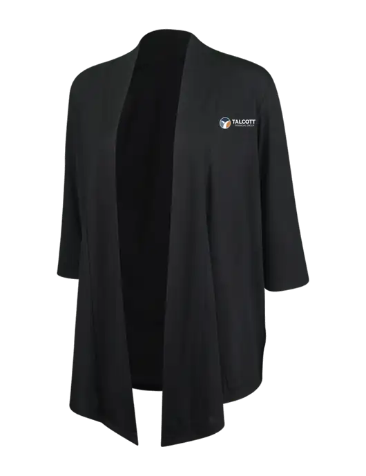 Black Womens Concept Shrug w/Talcott Logo
