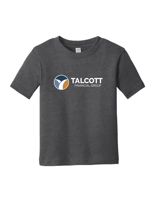 Rabbit Skins Vintage Smoke Toddler Fine Jersey Tee w/Talcott Logo