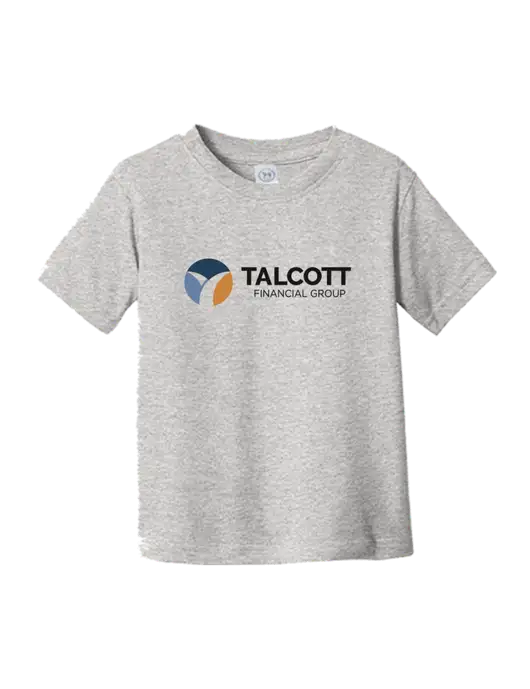 Rabbit Skins Light Grey Heather Toddler Fine Jersey Tee w/Talcott Logo