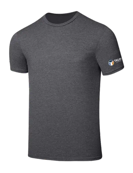 Seriously Soft Heathered Charcoal T-Shirt w/Talcott Logo