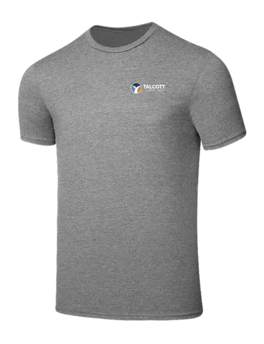 Seriously Soft Grey Frost T-Shirt w/Talcott Logo