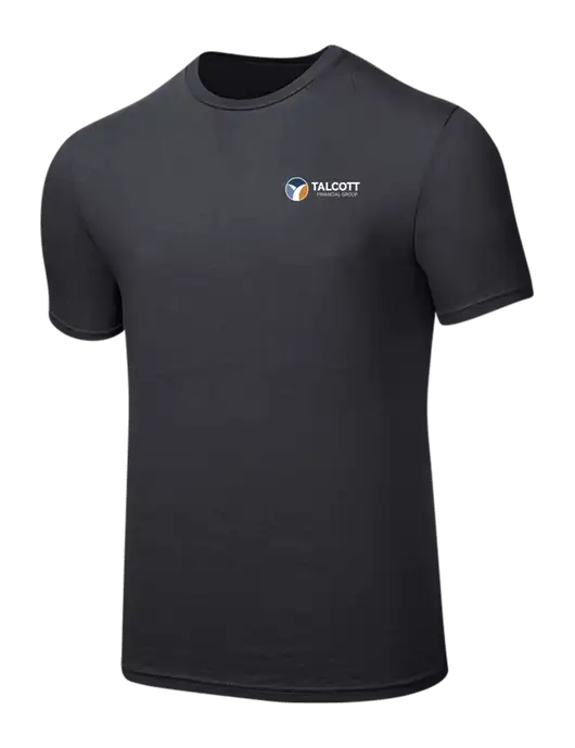 Seriously Soft Charcoal T-Shirt w/Talcott Logo