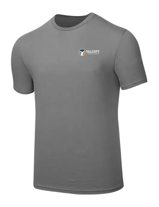 Seriously Soft Medium Grey T-Shirt w/Talcott Logo