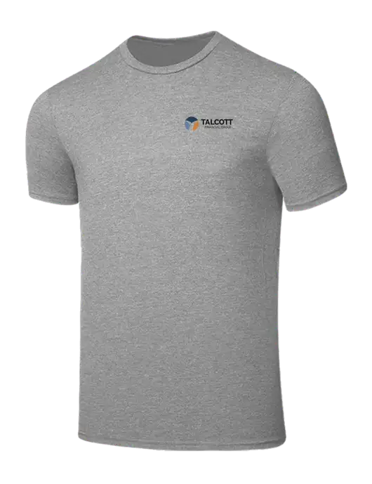 Seriously Soft Light Heather Grey T-Shirt w/Talcott Logo
