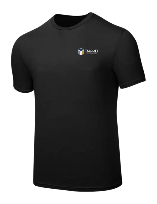 Seriously Soft Black T-Shirt w/Talcott Logo