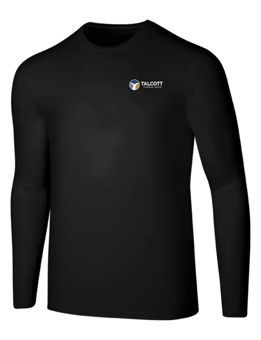 Seriously Soft Black Long Sleeve T-Shirt w/Talcott Logo