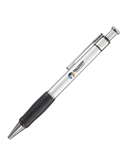 Malta Silver Pen - Black Ink w/Talcott Logo