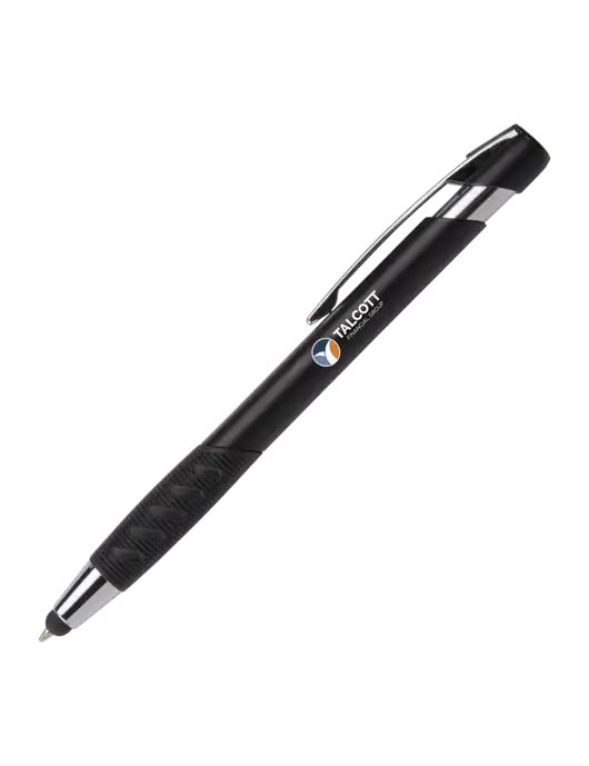 Alize Black Stylus Black Ink Pen w/Talcott Logo