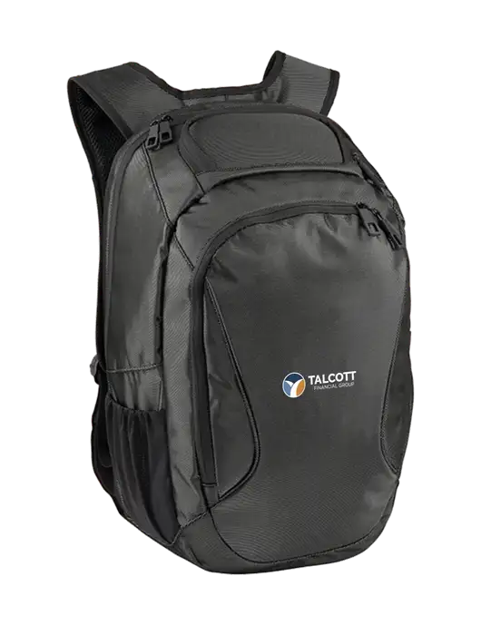 Stealth Dark Grey/Black Laptop Backpack w/Talcott Logo