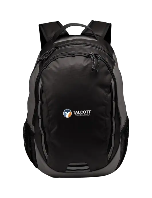 Ridge Charcoal/Dark Charcoal Laptop Backpack w/Talcott Logo