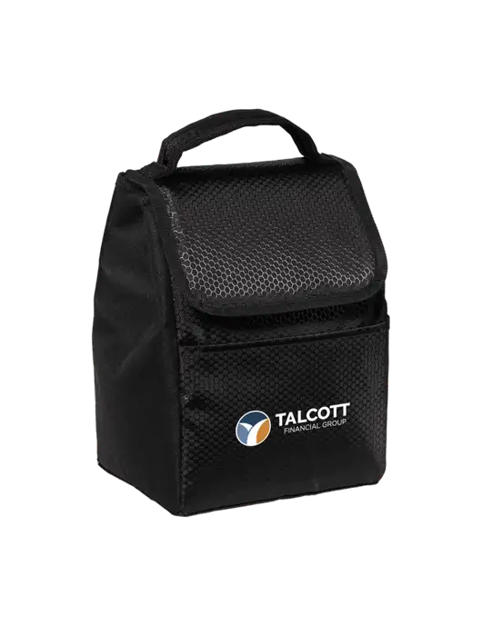 Lunch Bag Black Cooler w/Talcott Logo