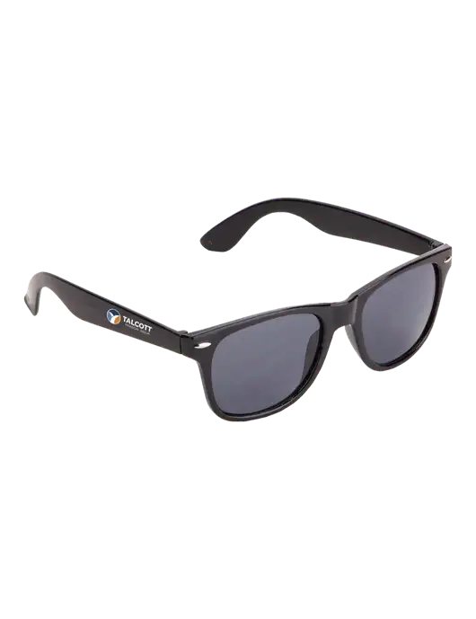 Daytona Black Sunglasses w/Talcott Logo