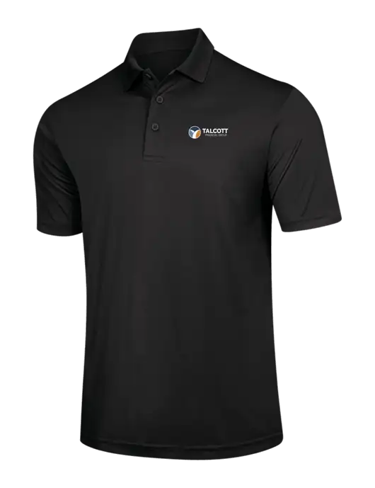 Black PosiCharge Competitor Polo w/Talcott Logo