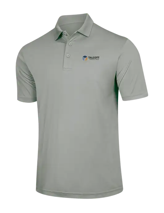 Silver PosiCharge Competitor Polo w/Talcott Logo