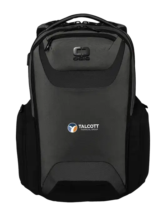 OGIO Tarmac Charcoal Connected Pack w/Talcott Logo