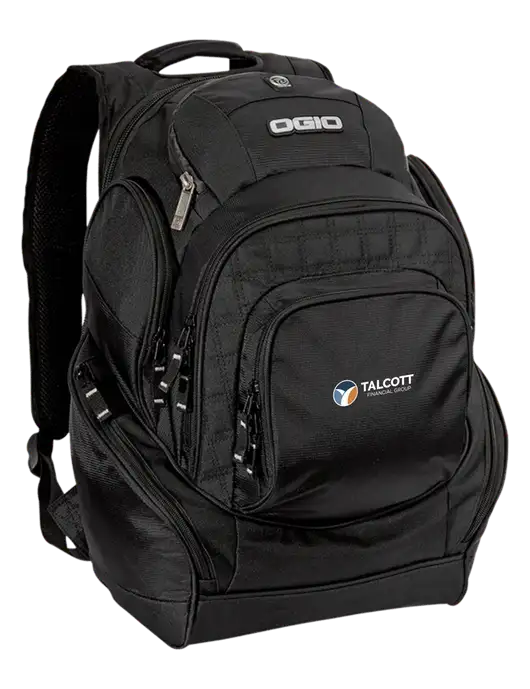 OGIO Black Mastermind Pack w/Talcott Logo