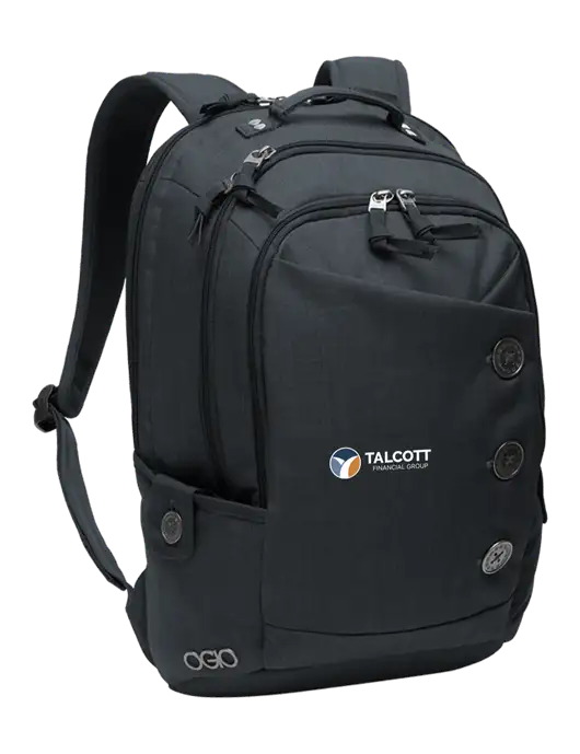 OGIO Storm Grey Ladies Melrose Pack w/Talcott Logo