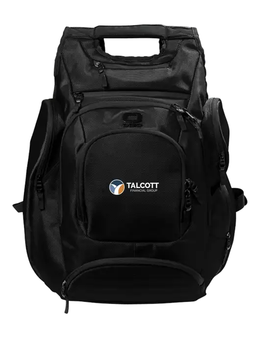 OGIO Blacktop Metro Ballistic Laptop Backpack w/Talcott Logo