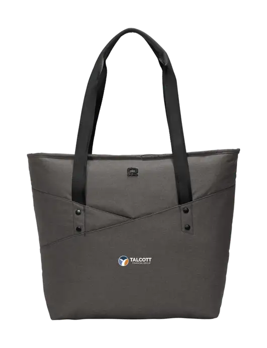 OGIO Tarmac Heather Downtown Tote 
 w/Talcott Logo