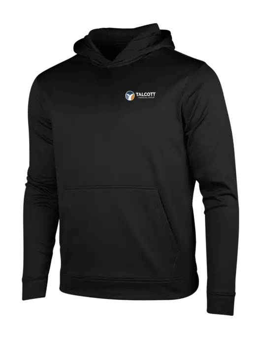 Black Fleece Sport-Wick Hooded Pullover w/Talcott Logo