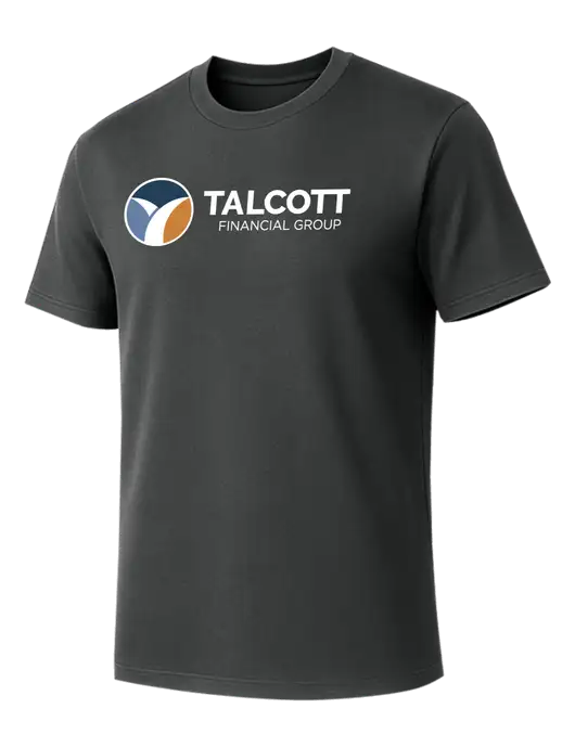 Allmade Charcoal Grey Organic Cotton Tee w/Talcott Logo