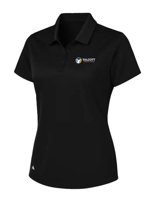 Adidas Black Womens Basic Sport Polo w/Talcott Logo
