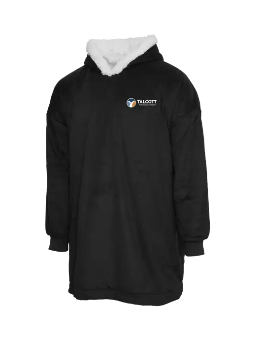 Wearable Lodge Black Blanket w/Talcott Logo