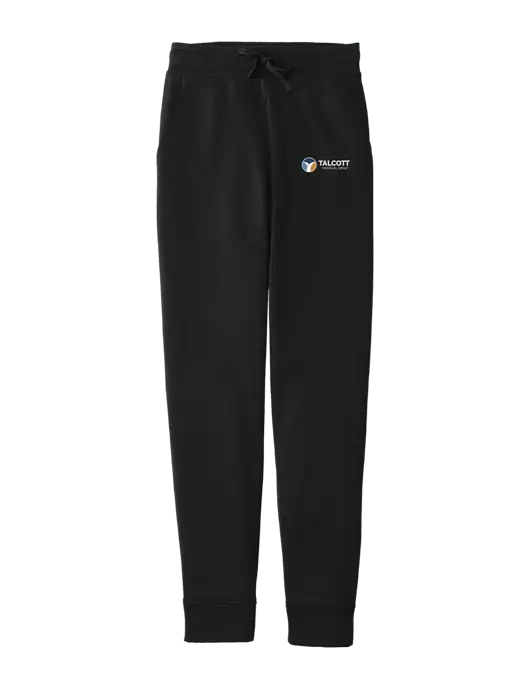 Sport-Wick Black Fleece Jogger w/Talcott Logo
