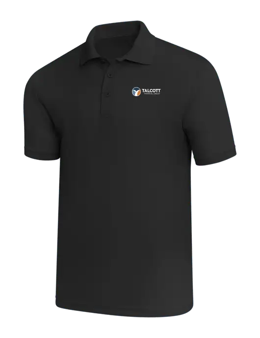 Black PosiCharge RacerMesh Polo w/Talcott Logo
